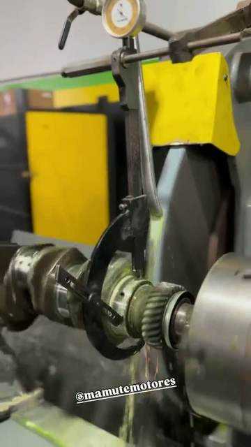 Retífica de virabrequim na oficina Mamute Motores